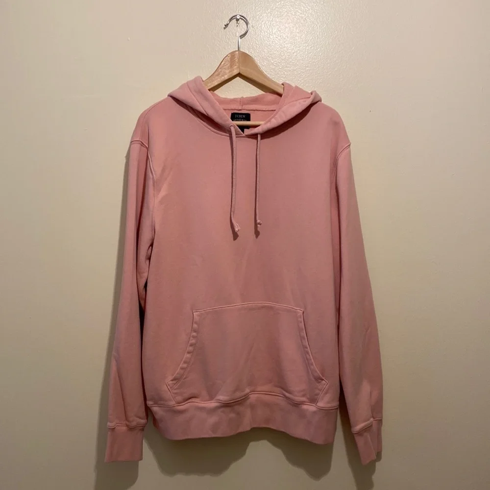 J. Crew cotton pink hoodie. Size XL . Very good condition. Style AH298